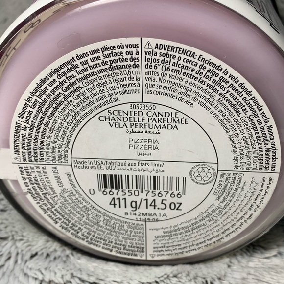 Pizzeria “Rome” 3-Wick Candle from Bath & Body Works (2019) BBW - Picture 3 of 3